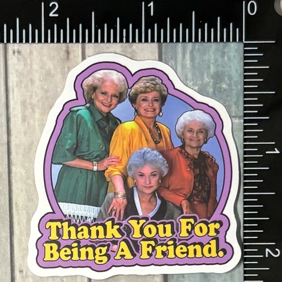 🌀10/$10🌀 Golden Girls Reusable Sticker Decal - Picture 1 of 1